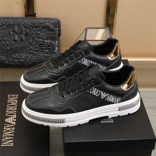 Replica Armani Casual Shoes For Men #826498 $80.00 USD for Wholesale