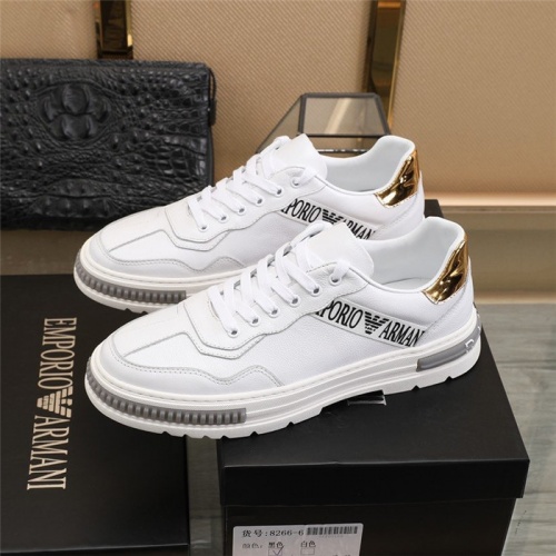 Replica Armani Casual Shoes For Men #826499 $80.00 USD for Wholesale