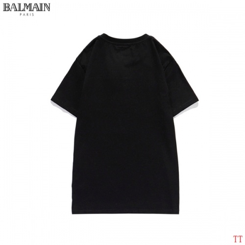 Replica Balmain T-Shirts Short Sleeved For Men #826562 $27.00 USD for Wholesale