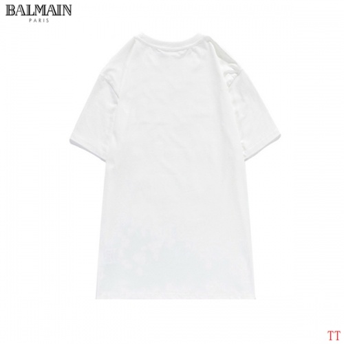 Replica Balmain T-Shirts Short Sleeved For Men #826563 $27.00 USD for Wholesale
