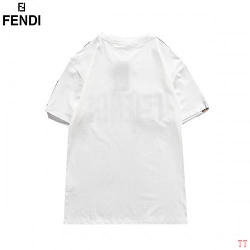 Replica Fendi T-Shirts Short Sleeved For Men #826573 $29.00 USD for Wholesale