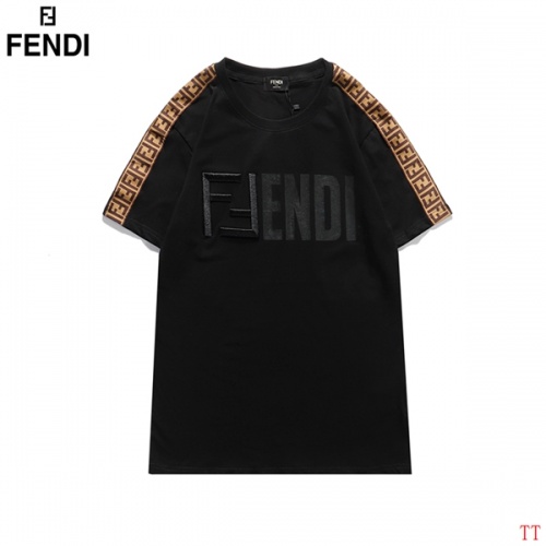 Fendi T-Shirts Short Sleeved For Men #826574 $29.00 USD, Wholesale Replica Fendi T-Shirts