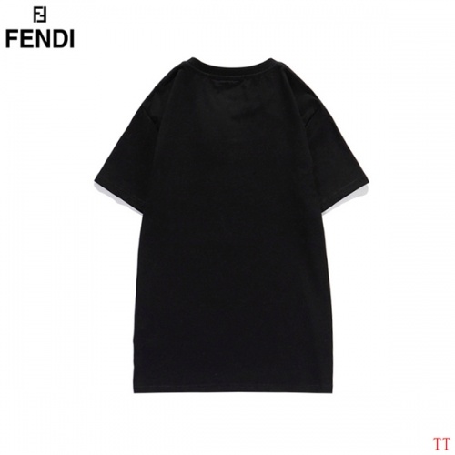 Replica Fendi T-Shirts Short Sleeved For Men #826574 $29.00 USD for Wholesale