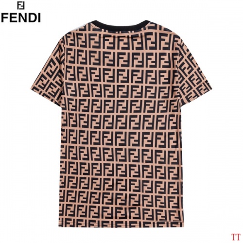 Replica Fendi T-Shirts Short Sleeved For Men #826581 $27.00 USD for Wholesale