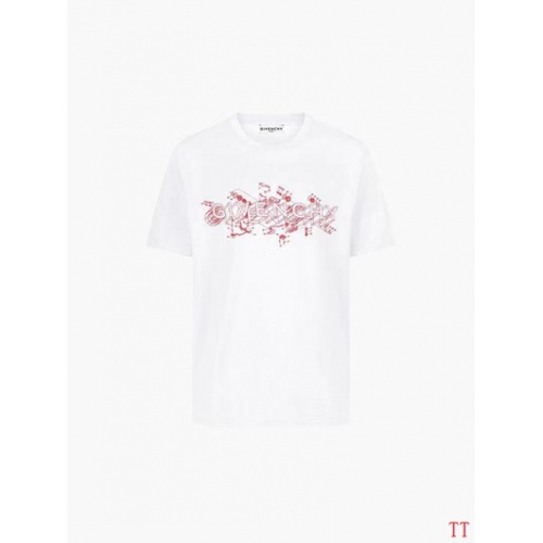 Givenchy T-Shirts Short Sleeved For Men #826628 $27.00 USD, Wholesale Replica Givenchy T-Shirts