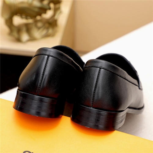 Replica Hermes Leather Shoes For Men #826684 $82.00 USD for Wholesale