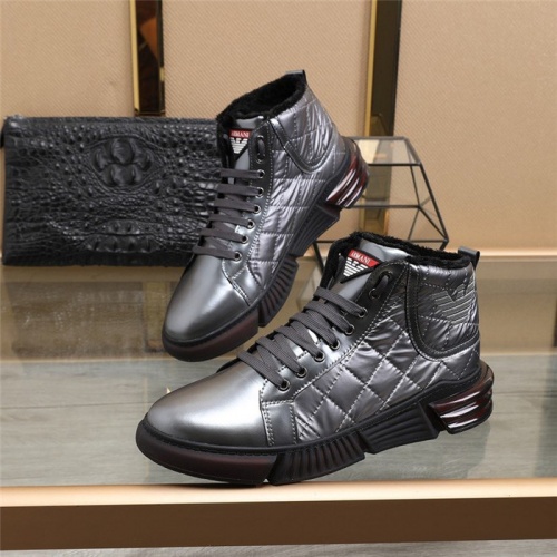 Armani Casual Shoes For Men #826709 $82.00 USD, Wholesale Replica Armani Casual Shoes