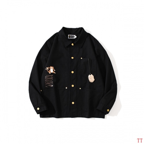 Replica Bape Jackets Long Sleeved For Men #826754 $68.00 USD for Wholesale