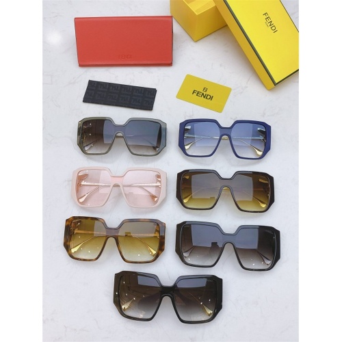 Replica Fendi AAA Quality Sunglasses #826842 $56.00 USD for Wholesale