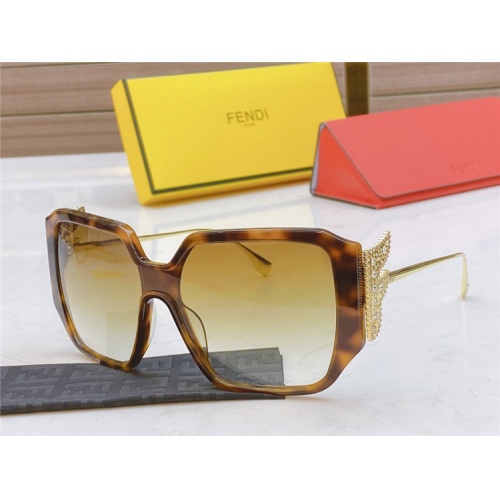 Fendi AAA Quality Sunglasses #826846 $56.00 USD, Wholesale Replica Fendi AAA Quality Sunglasses