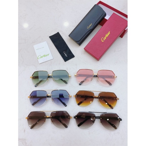 Replica Cartier AAA Quality Sunglasses #826867 $45.00 USD for Wholesale