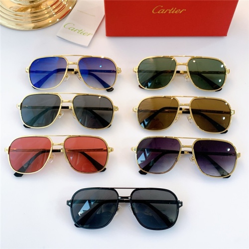 Replica Cartier AAA Quality Sunglasses #826874 $46.00 USD for Wholesale
