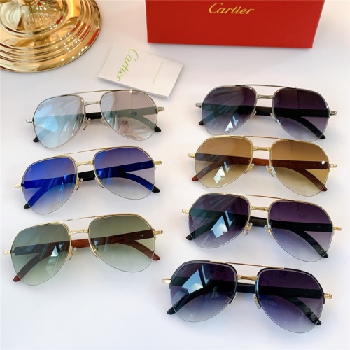 Replica Cartier AAA Quality Sunglasses #826886 $48.00 USD for Wholesale