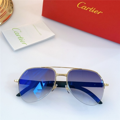 Cartier AAA Quality Sunglasses #826889 $48.00 USD, Wholesale Replica Cartier AAA Quality Sunglassess