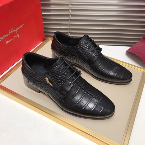 Salvatore Ferragamo Leather Shoes For Men #827030 $82.00 USD, Wholesale Replica Salvatore Ferragamo Leather Shoes