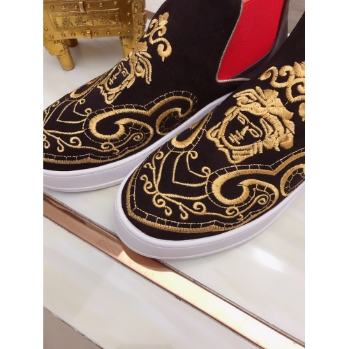 Replica Versace High Tops Shoes For Men #827067 $85.00 USD for Wholesale