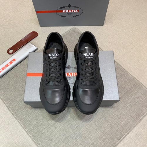 Replica Prada Casual Shoes For Men #827069 $76.00 USD for Wholesale