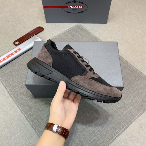 Replica Prada Casual Shoes For Men #827070 $76.00 USD for Wholesale