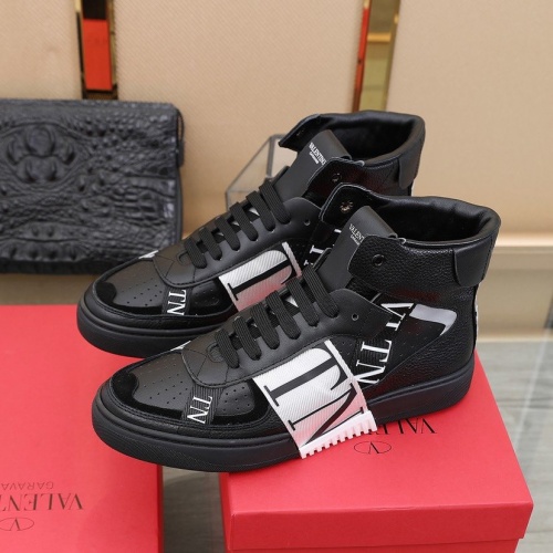 Replica Valentino High Tops Shoes For Men #827098 $98.00 USD for Wholesale
