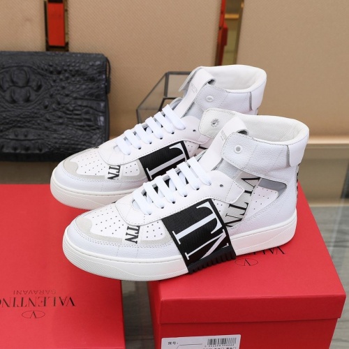 Replica Valentino High Tops Shoes For Men #827099 $98.00 USD for Wholesale