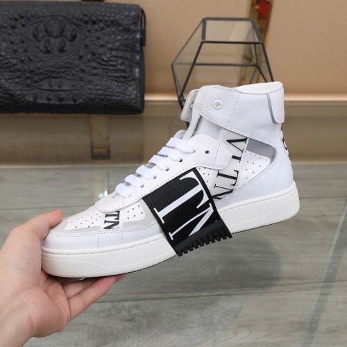 Replica Valentino High Tops Shoes For Men #827099 $98.00 USD for Wholesale