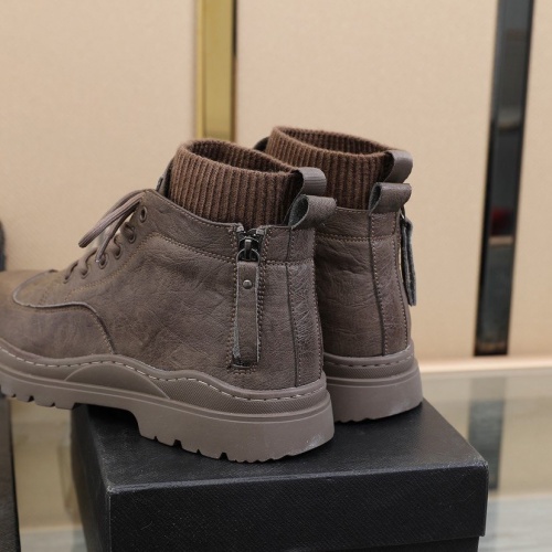 Replica Prada Boots For Men #827101 $85.00 USD for Wholesale