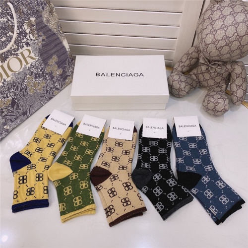 Balenciaga Socks #827287 $27.00 USD, Wholesale Replica Balenciaga Socks