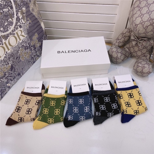 Replica Balenciaga Socks #827287 $27.00 USD for Wholesale