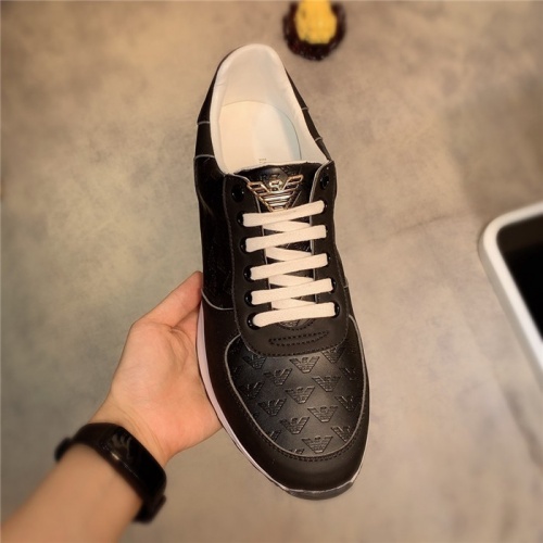 Replica Armani Casual Shoes For Men #827383 $76.00 USD for Wholesale