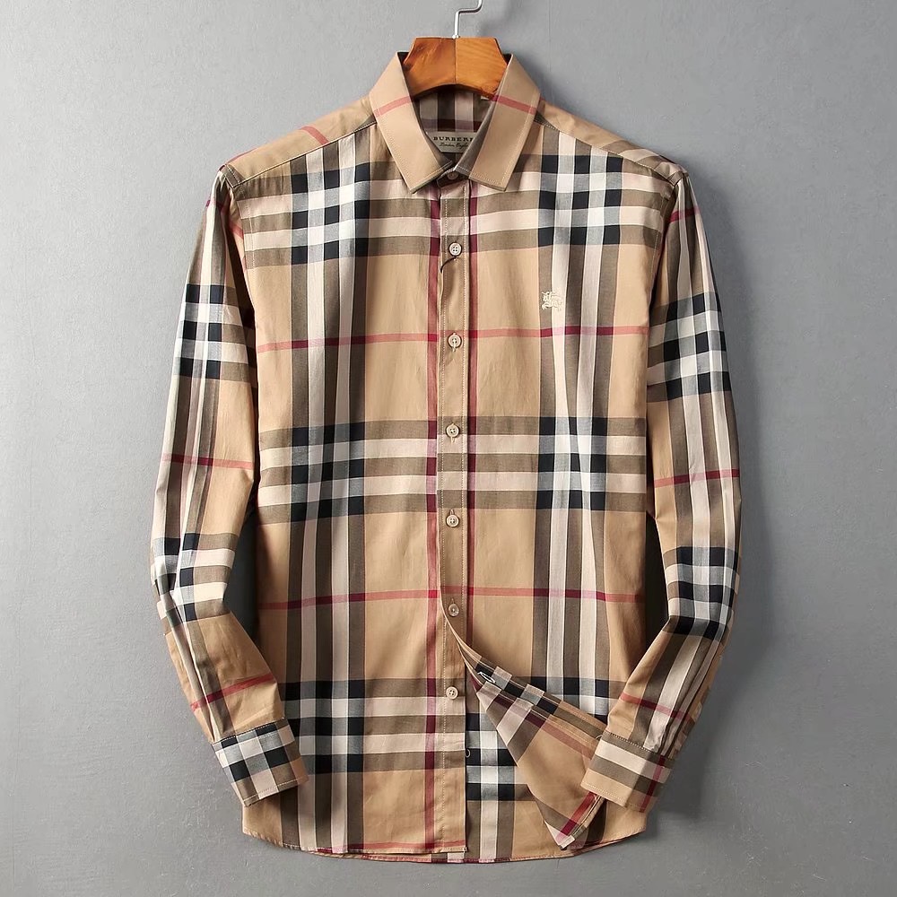 Burberry Shirts Long Sleeved Polo For Men #805628 $32.98 USD, Wholesale Replica Burberry Shirts