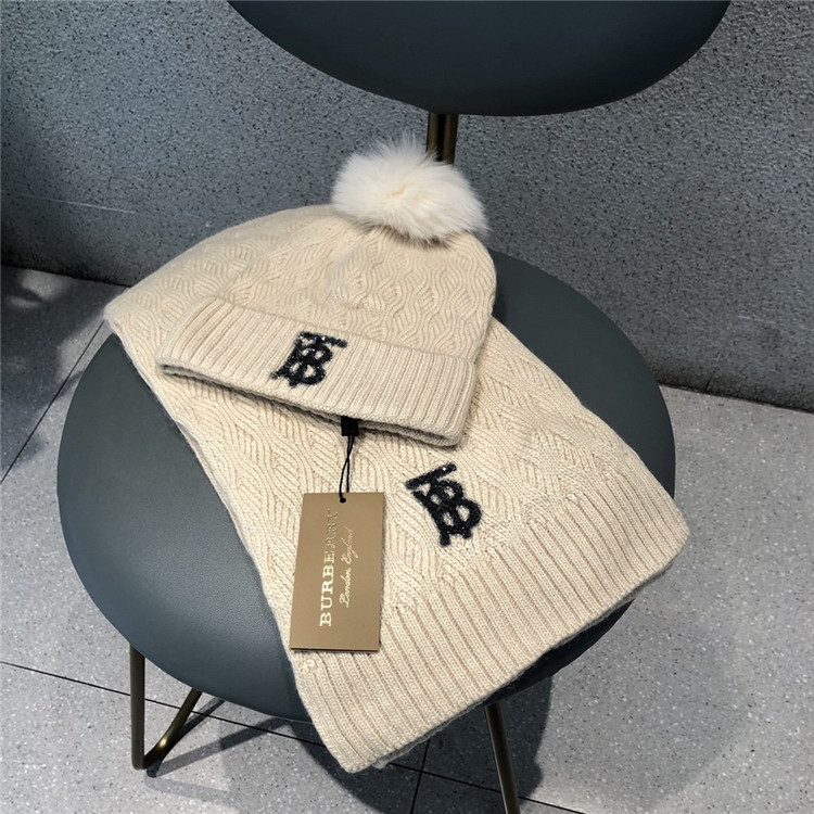 burberry hat scarf set