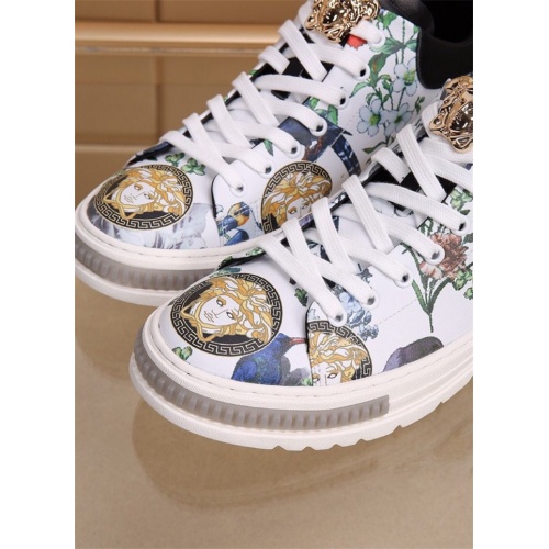 Replica Versace Casual Shoes For Men #827780 $80.00 USD for Wholesale