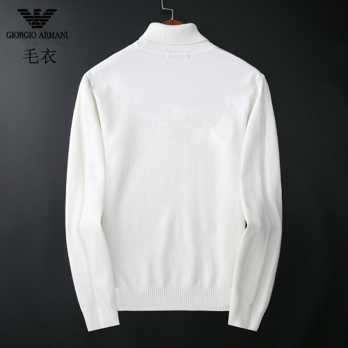Replica Armani Sweaters Long Sleeved For Men #827876 $42.00 USD for Wholesale