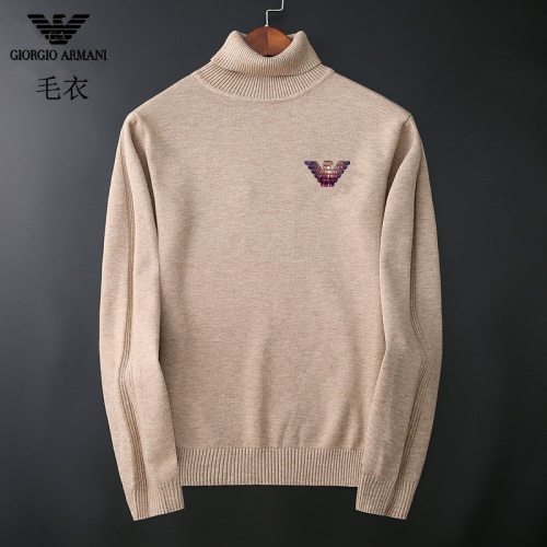 Armani Sweaters Long Sleeved For Men #827878 $42.00 USD, Wholesale Replica Armani Sweaters