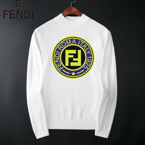 Fendi Sweaters Long Sleeved For Men #827907 $42.00 USD, Wholesale Replica Fendi Sweaters