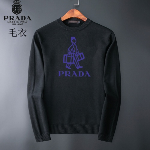 Prada Sweater Long Sleeved For Men #827910 $42.00 USD, Wholesale Replica Prada Sweater