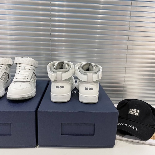Replica Christian Dior High Tops Shoes For Men #827962 $122.00 USD for Wholesale