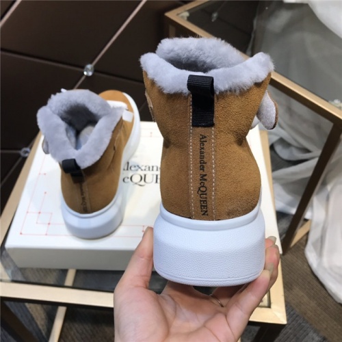 Replica Alexander McQueen High Tops Shoes For Men #827991 $115.00 USD for Wholesale