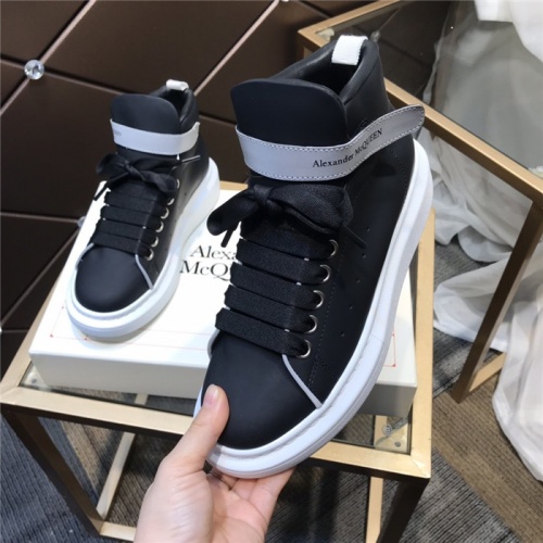 Replica Alexander McQueen High Tops Shoes For Women #827999 $115.00 USD for Wholesale