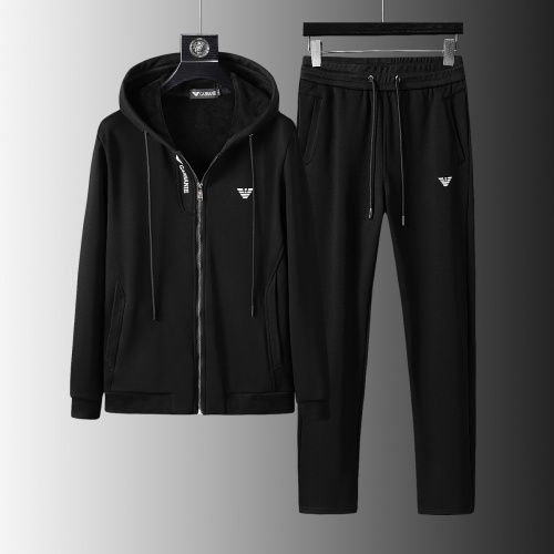 Armani Tracksuits Long Sleeved For Men #828058 $98.00 USD, Wholesale Replica Armani Tracksuits