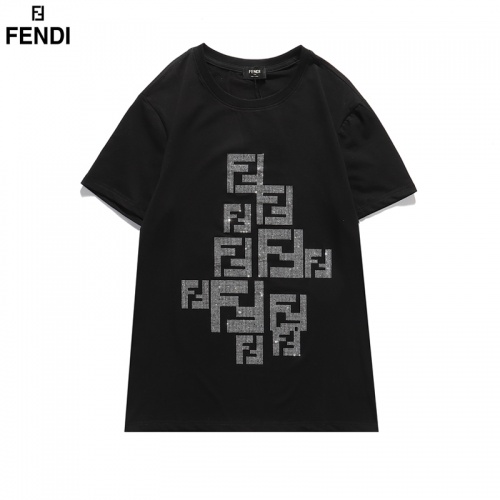 Fendi T-Shirts Short Sleeved For Men #828105 $29.00 USD, Wholesale Replica Fendi T-Shirts