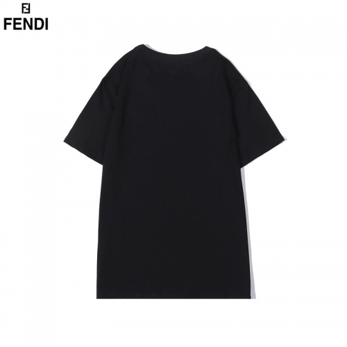 Replica Fendi T-Shirts Short Sleeved For Men #828105 $29.00 USD for Wholesale