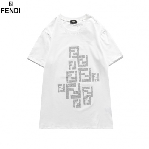 Fendi T-Shirts Short Sleeved For Men #828106 $29.00 USD, Wholesale Replica Fendi T-Shirts
