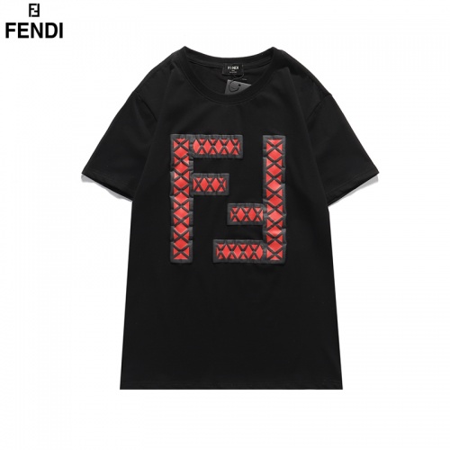 Fendi T-Shirts Short Sleeved For Men #828108 $29.00 USD, Wholesale Replica Fendi T-Shirts