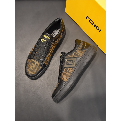 Replica Fendi Casual Shoes For Men #828109 $80.00 USD for Wholesale