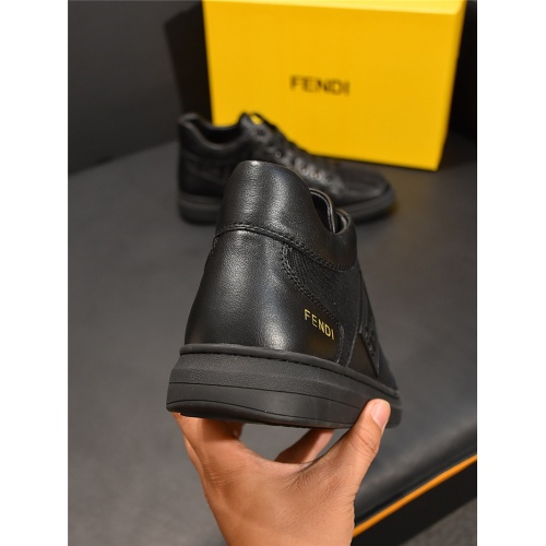 Replica Fendi High Tops Casual Shoes For Men #828112 $82.00 USD for Wholesale