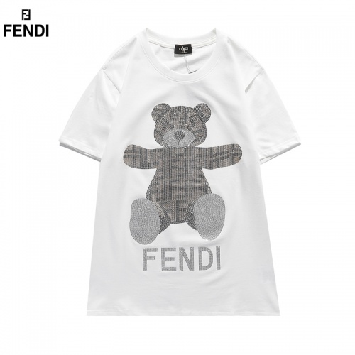 Fendi T-Shirts Short Sleeved For Men #828113 $32.00 USD, Wholesale Replica Fendi T-Shirts