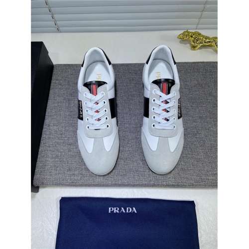 Replica Prada Casual Shoes For Men #828117 $82.00 USD for Wholesale