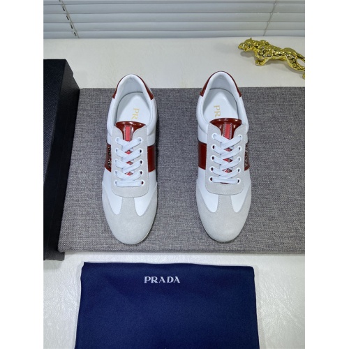 Replica Prada Casual Shoes For Men #828118 $82.00 USD for Wholesale