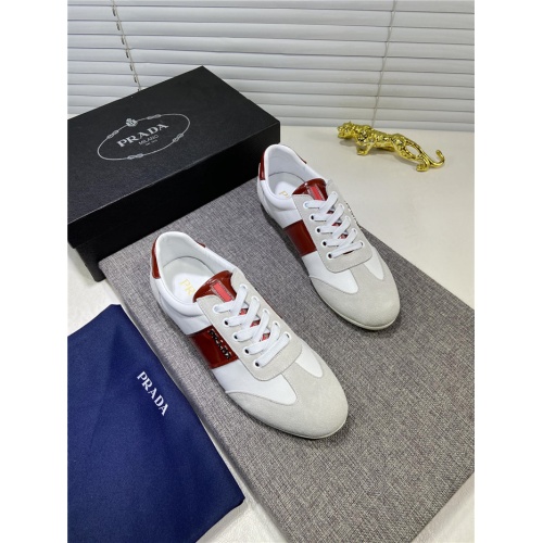 Replica Prada Casual Shoes For Men #828118 $82.00 USD for Wholesale